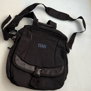 Convertible backpack bag color black
